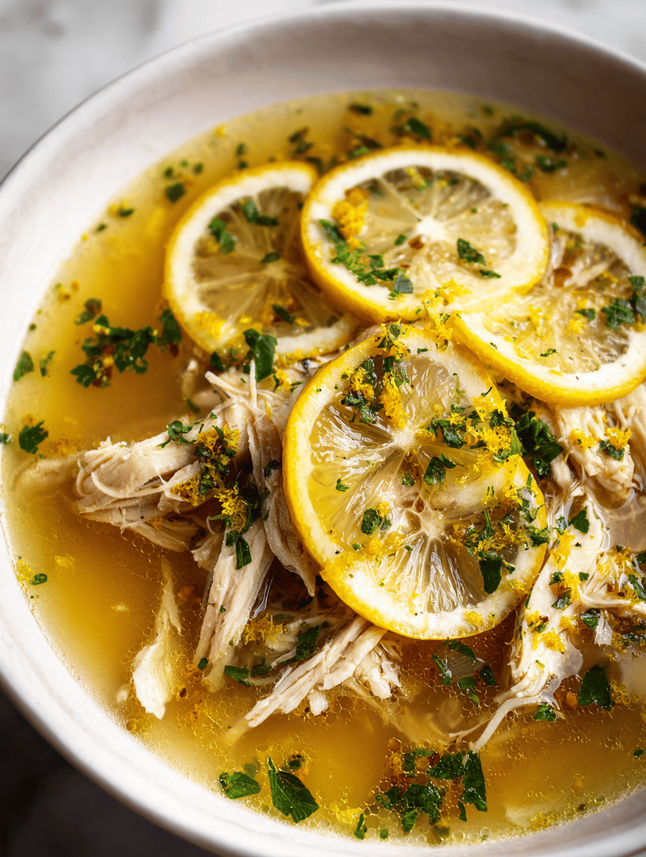 lemon chicken soup recipe