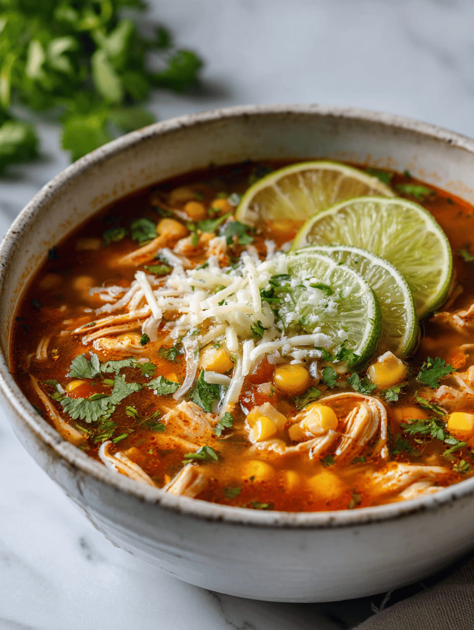 Mexican chicken soup recipe