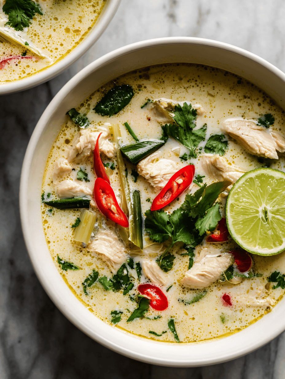 Thai chicken soup recipe