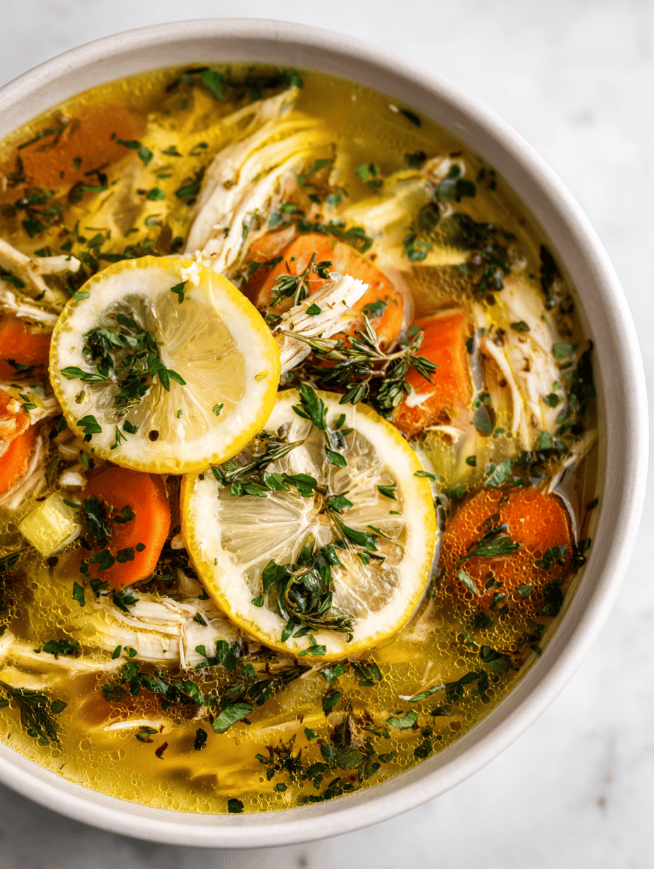 healing chicken soup recipe