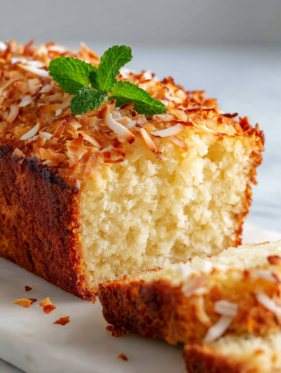 Coconut Loaf Cake Recipe