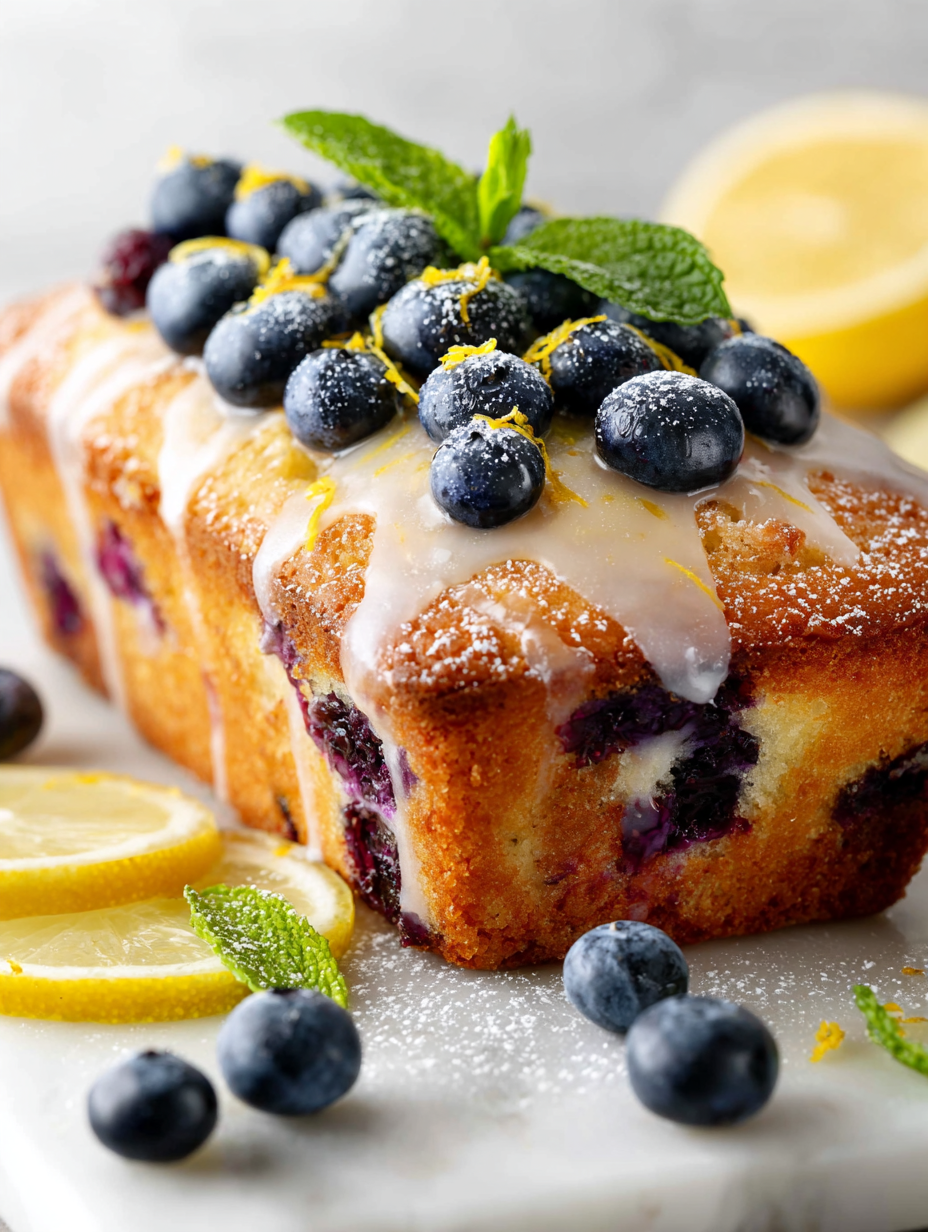 Blueberry Lemon Loaf Recipe