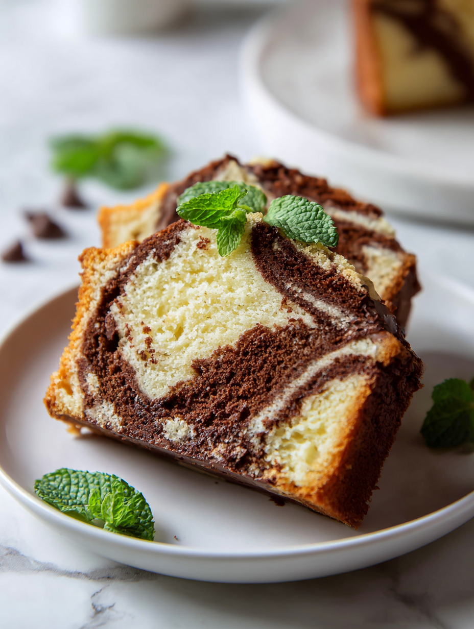 Marble Pound Cake Recipe