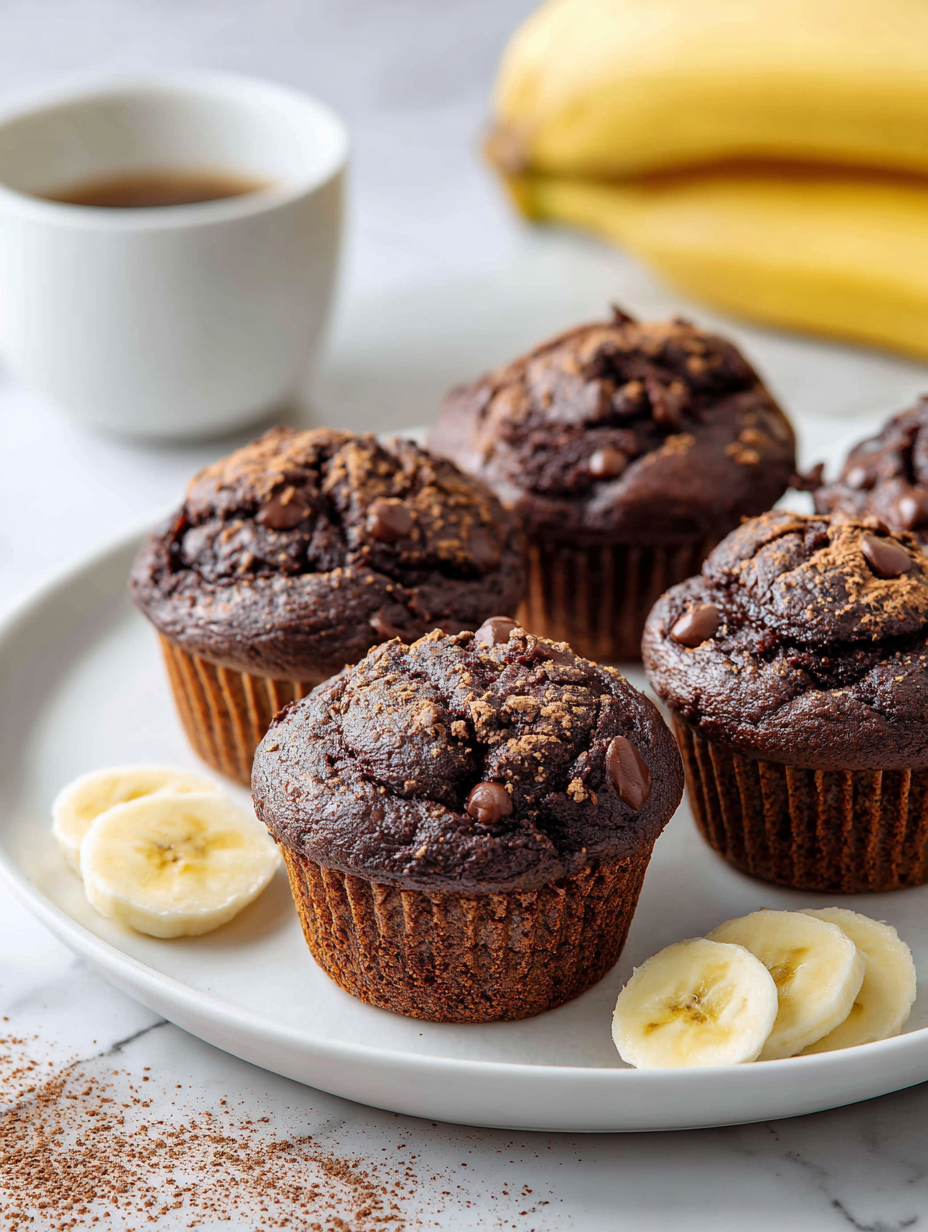 Chocolate Banana Muffins Recipe