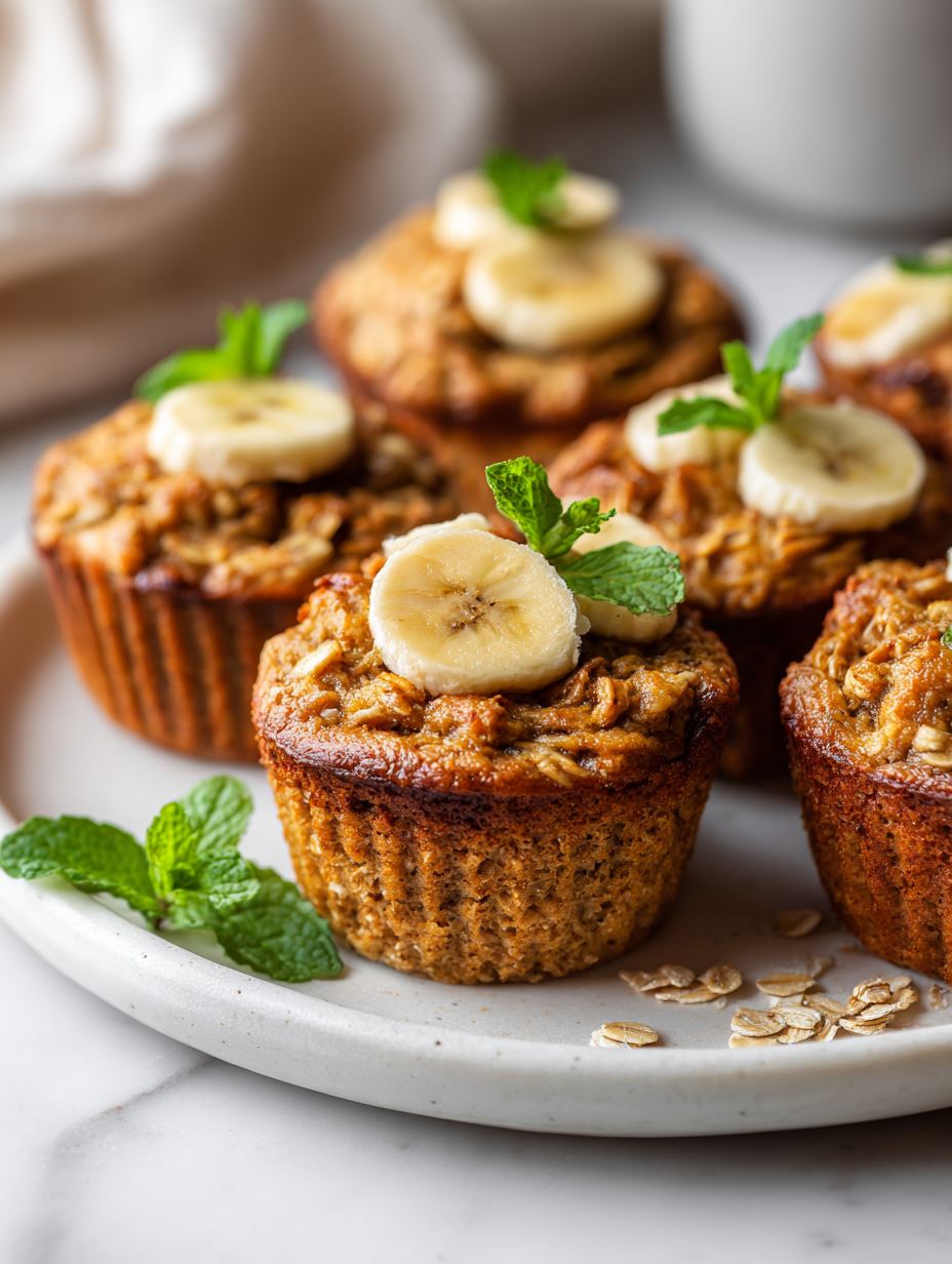 Banana Oat Muffins Recipe