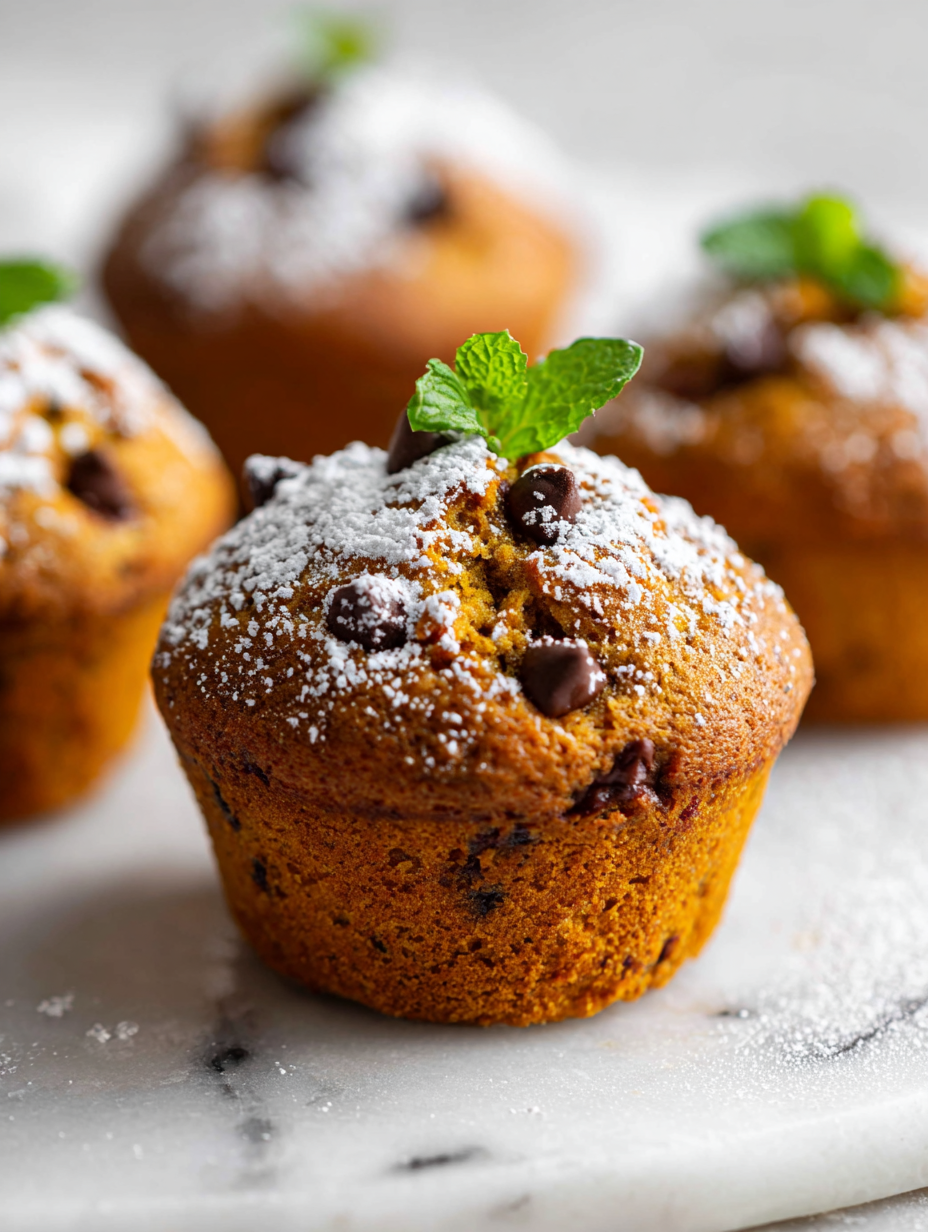 Pumpkin Chocolate Chip Muffins Recipe