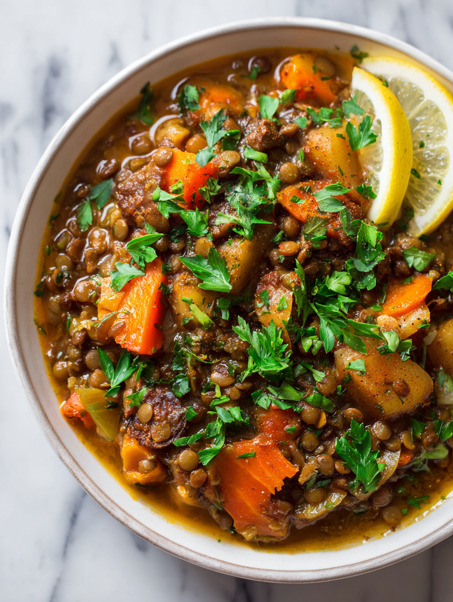 Crockpot Lentil Stew Recipe