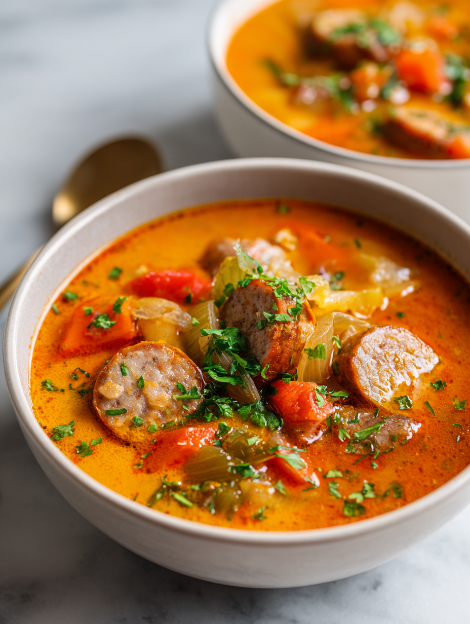 Crockpot Sausage Soup Recipe (pork Sausage)