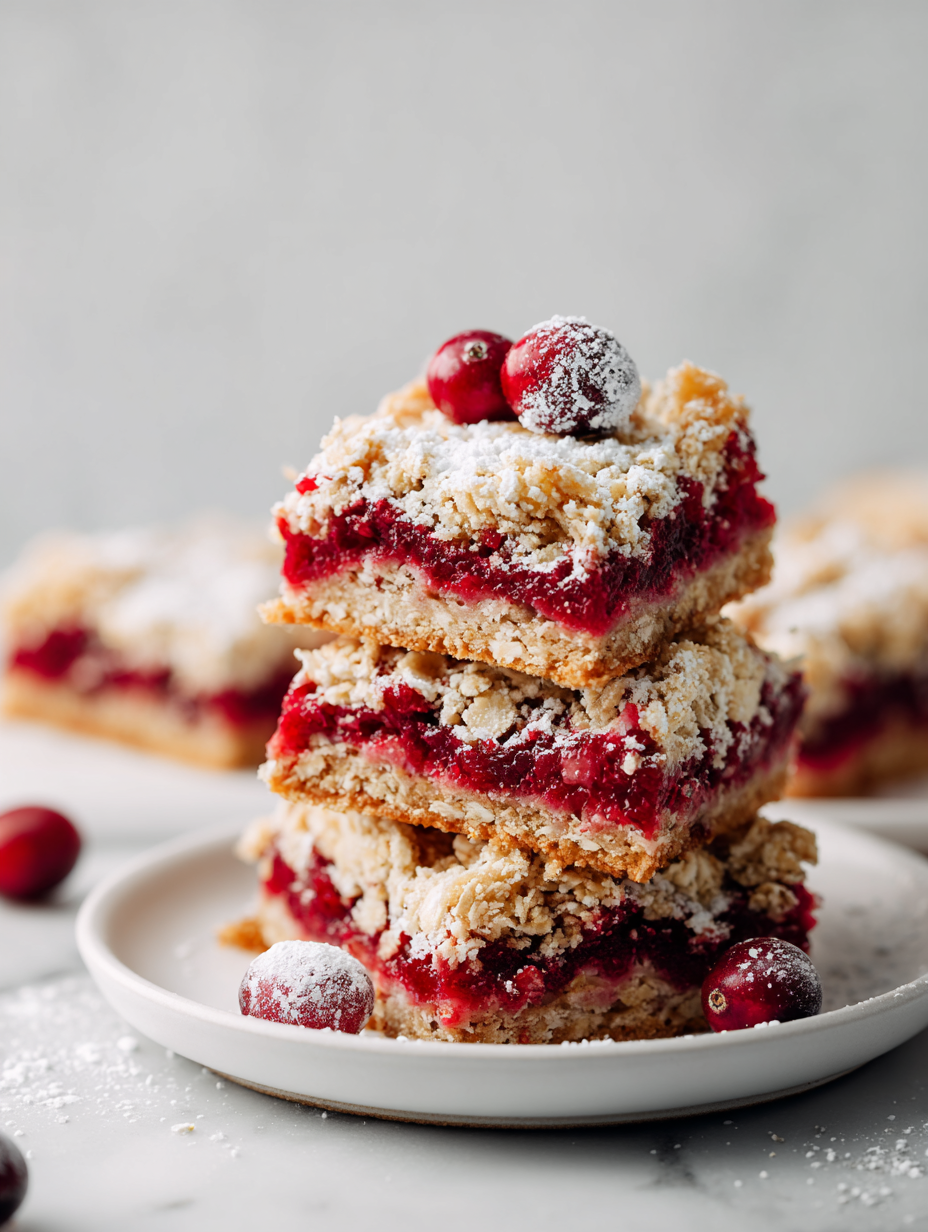 Cranberry Oat Bars Recipe